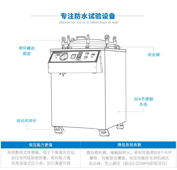 IPX8防浸水测试装置