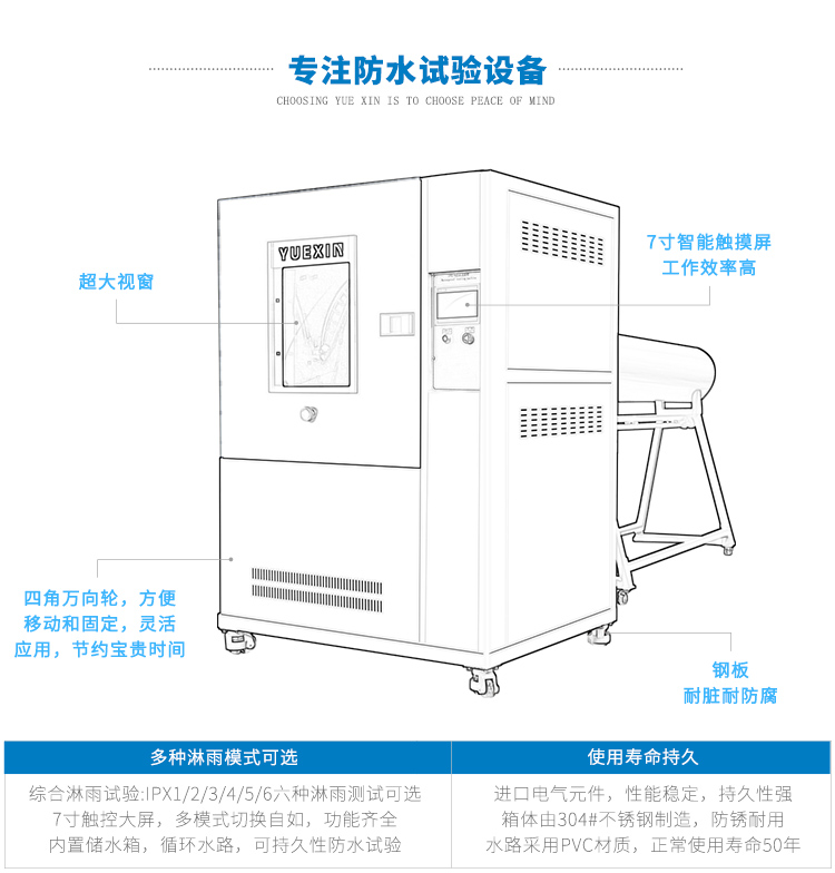 IPX16综合防水试验机